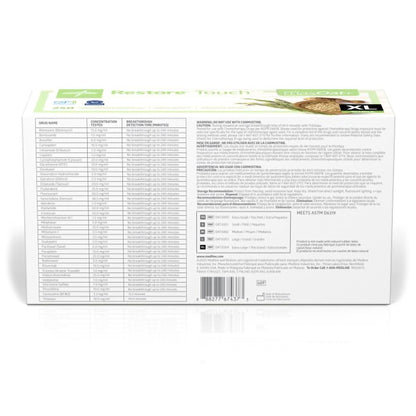 Exam Glove Restore® Touch X-Large NonSterile Nitrile Standard Cuff Length Textured Fingertips Green Chemo Tested