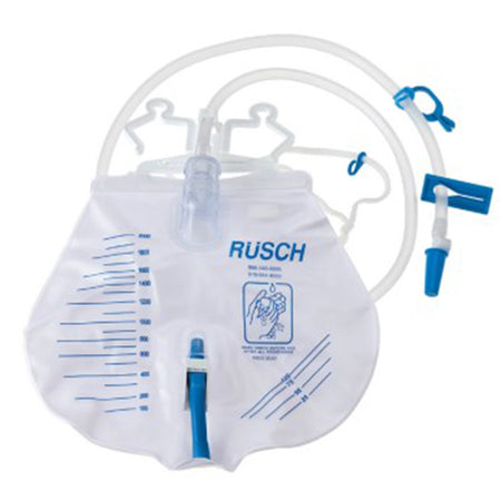Teleflex 390000 Rusch Premium Urinary Drain Bag, 2,000 mL
