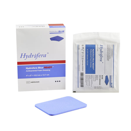 BSN HBRS4520 Hollister Hydrofera Blue Ready Antibacterial Foam Dressing