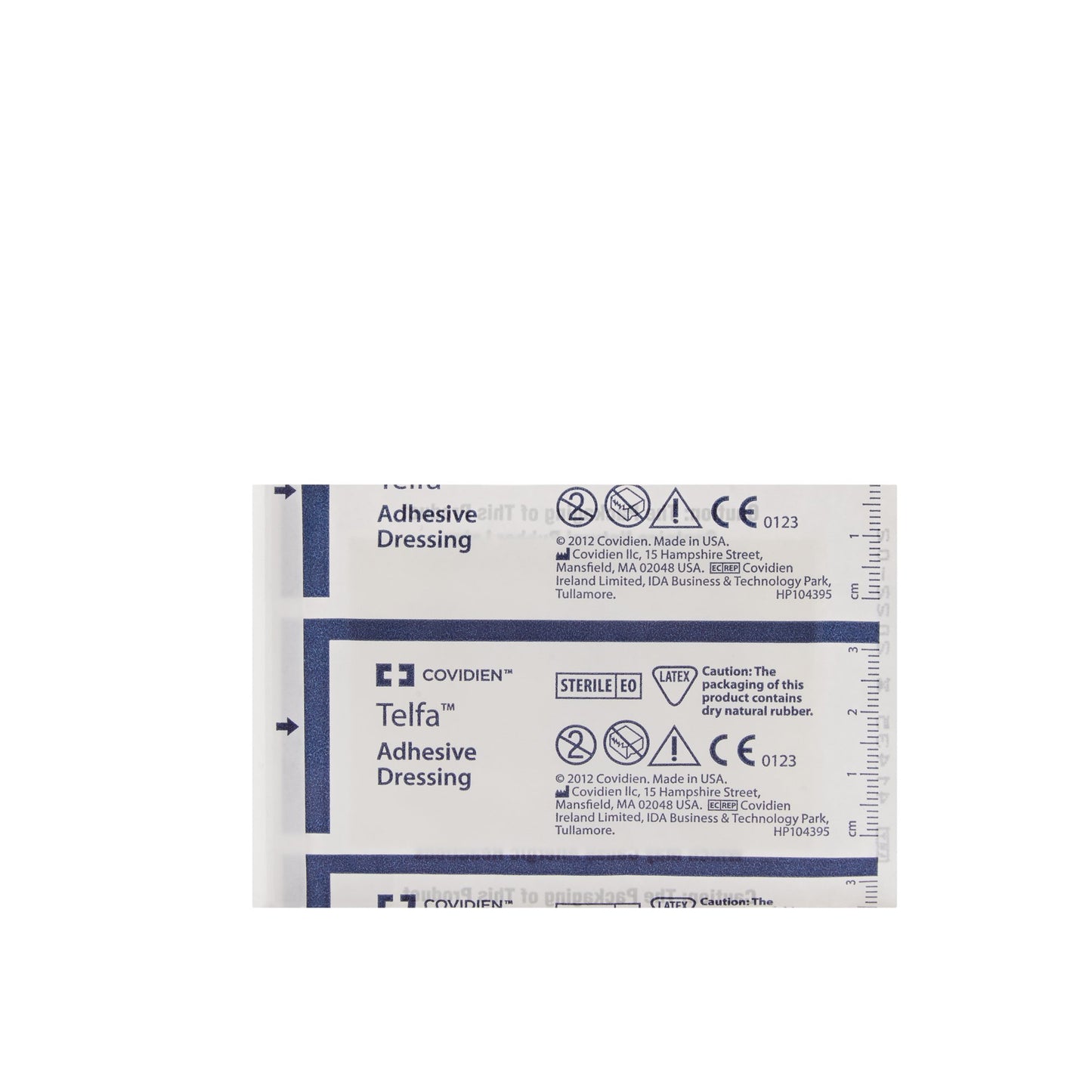 Telfa™ White Adhesive Dressing, 2 x 3 Inch