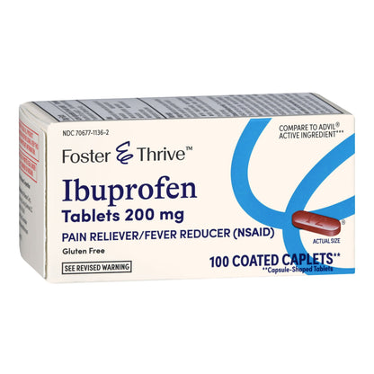 Foster & Thrive™ Ibuprofen 200 mg Coated Tablets