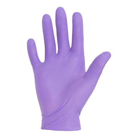 Halyard 14262 Purple Nitrile-Xtra Extended Cuff Length Exam Glove, Large