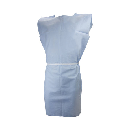 McKesson 18-830 Pediatric Exam Gown, Medium, Blue