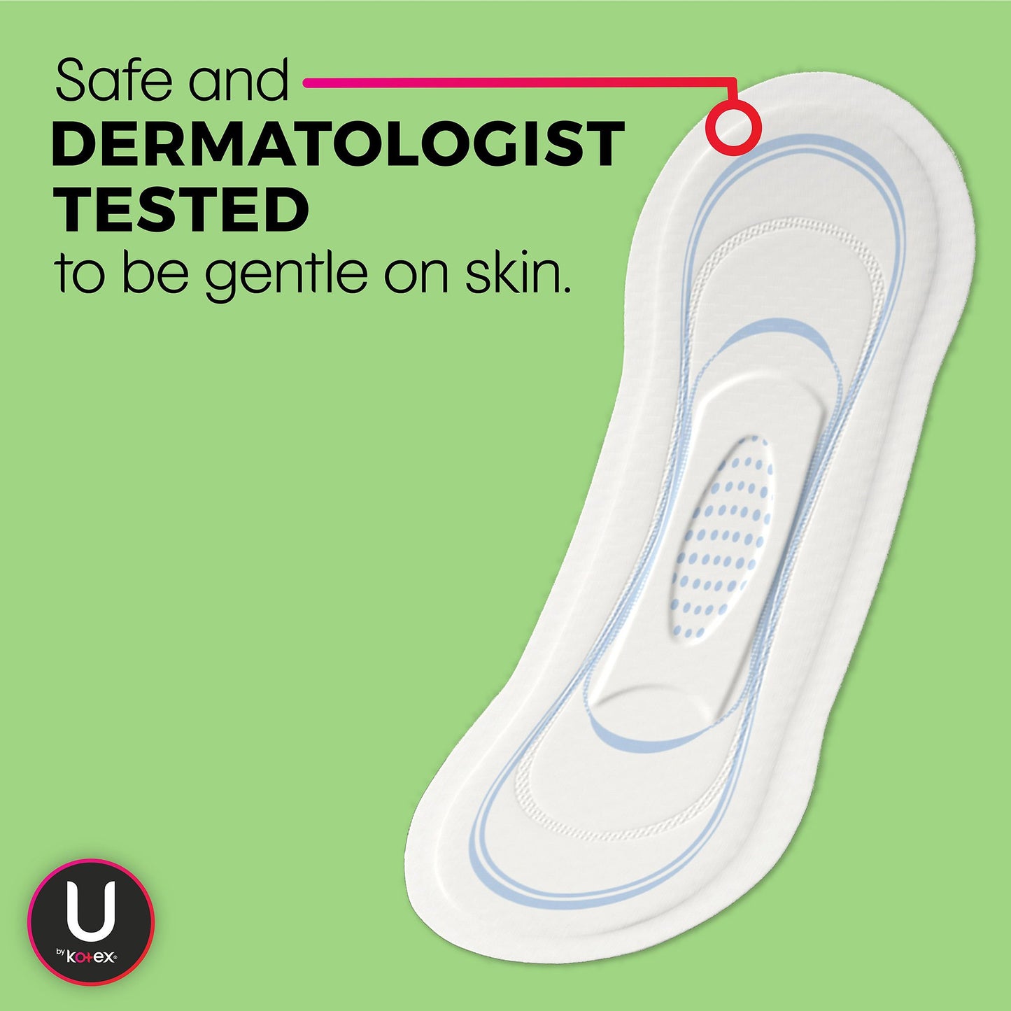 Feminine Pad U by Kotex® Security Ultra Thin Heavy Absorbency