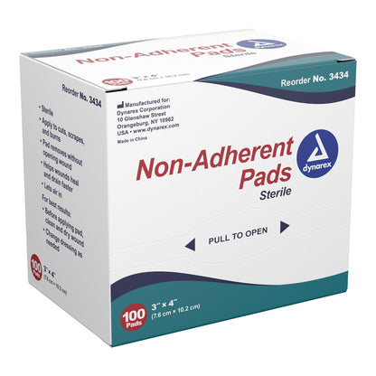 dynarex® Nonadherent Dressing, 3 x 4 Inch