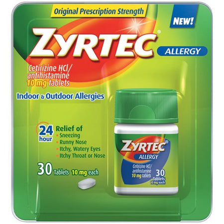 Johnson & Johnson Consumer 302047300 Zyrtec Cetirizine Allergy Relief