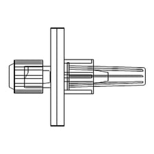 Syringe Disc Filter McKesson 0.2 Micron, Sterile, Male / Female Luer-Lock PES