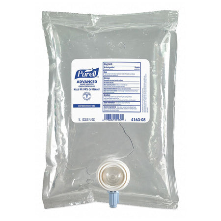 Purell® Green Certified Advanced Hand Sanitizer Gel 1000 mL Dispenser Refill Bag