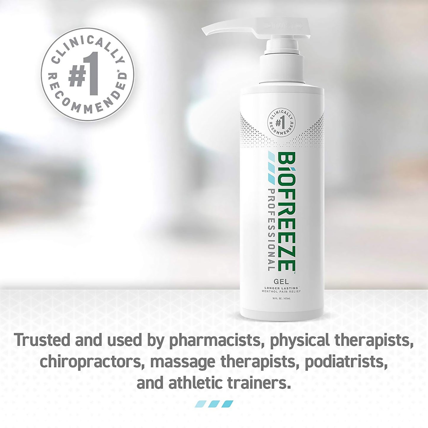 Biofreeze® Professional Pain Relieving Gel, 16-ounce pump bottle