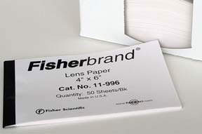 Fisher Anatomical 11996 Fisherbrand Lens Paper for Cleaning Glass Lenses