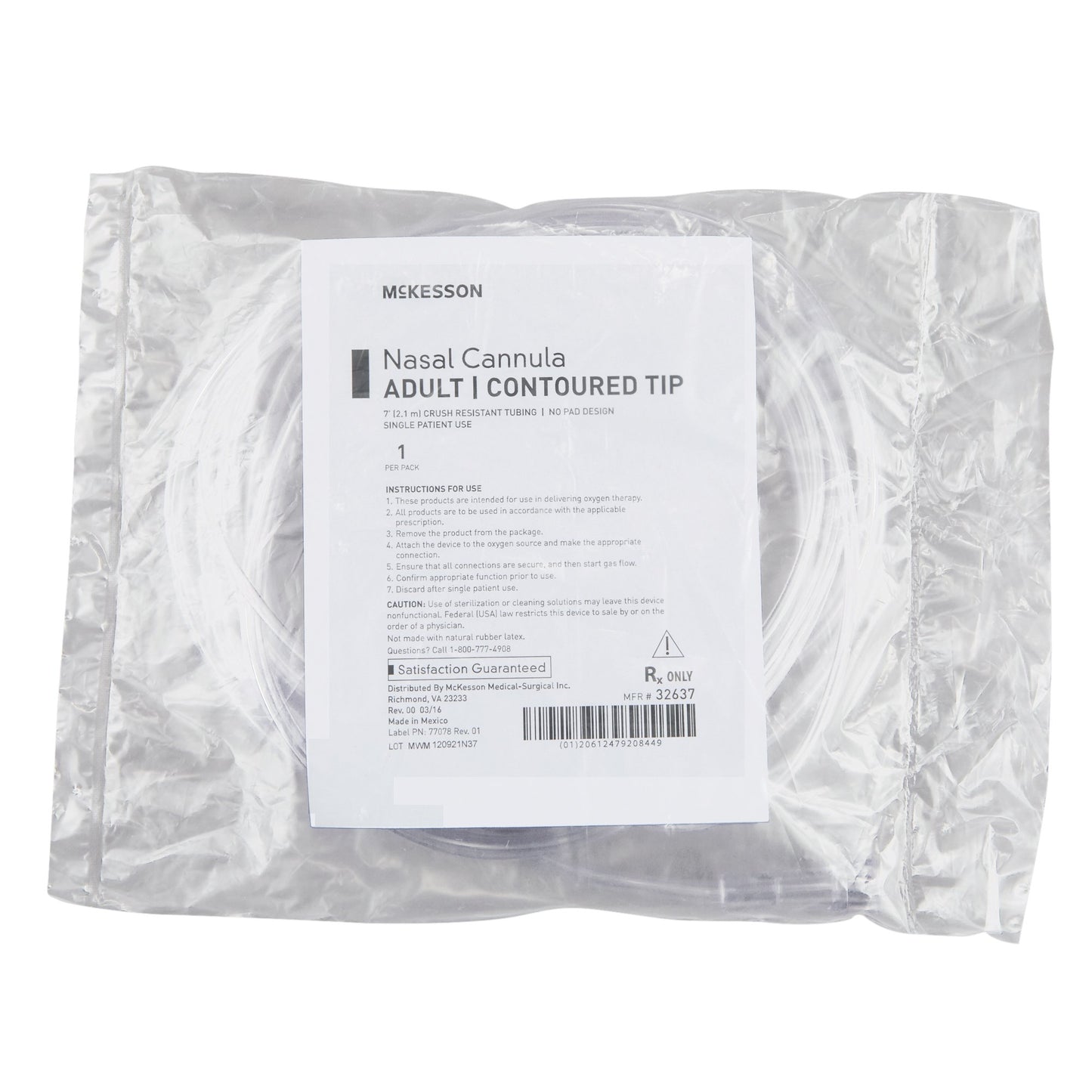 McKesson Nasal Cannula, 7 Foot