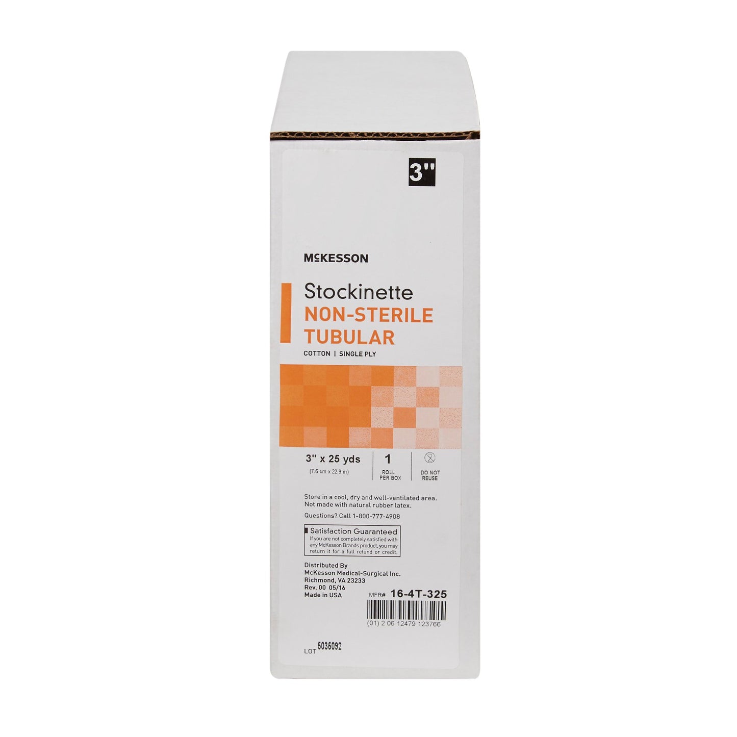 McKesson Beige Cotton Tubular Stockinette, 3 Inch x 25 Yard