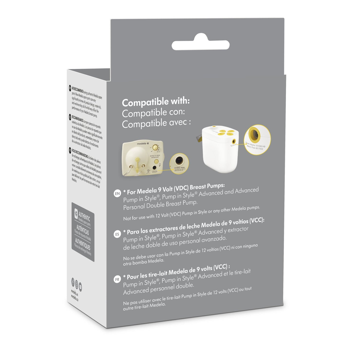 Power Adapter for Pump In Style® with MaxFlow™ Breast Pumps