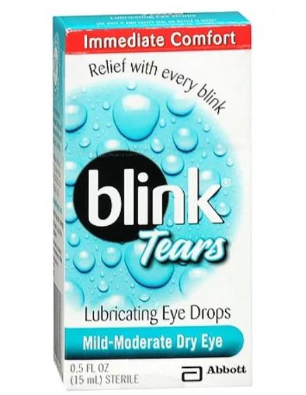 Abbott 32994300215 blink Tears Lubricating Eye Drops Mild-Moderate Dry