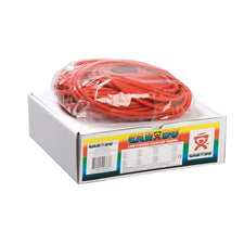 CanDo® Low Powder Exercise Resistance Tubing, Red, 100', Light Resistance
