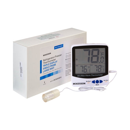 McKesson MCK895RFV Refrigerator / Freezer Thermometer, Digital Display, -58° to +158° F