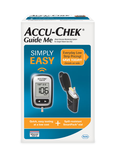 Roche Diabetes Care 08499896001 Accu-Chek Blood Glucose System Self Test Kit