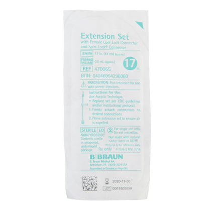 IV Extension Set Caresite® Small Bore 17 Inch Tubing