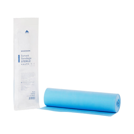 McKesson 16-50609 No Closure Esmark Compression Bandage, 6 Inch x 3 Yard