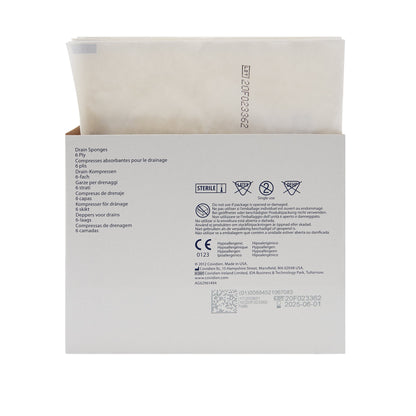 Excilon™ I.V. / Drain Split Dressing, 4 x 4 Inch, 6-Ply