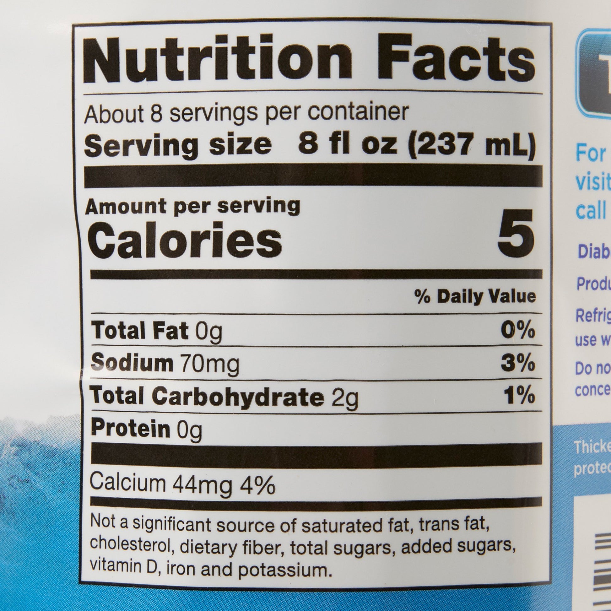 Thick-It Clear Advantage Honey Consistency Thickened Water, 64-ounce Bottle by Kent Precision Foods product image - view 7
