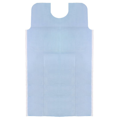 Tidi® Everyday Dental Bib, Blue, 29 x 42 Inch