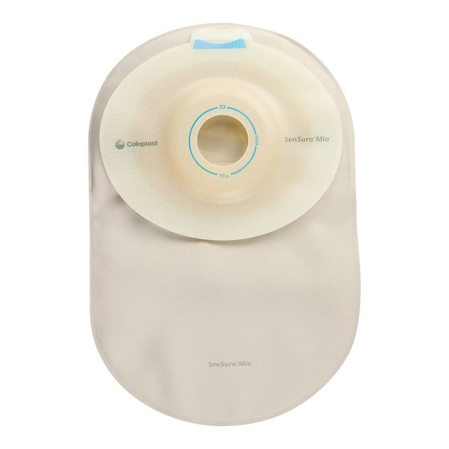 SenSura® Mio Convex Light 1-Piece Closed End Opaque Ostomy Pouch, 38mm Stoma