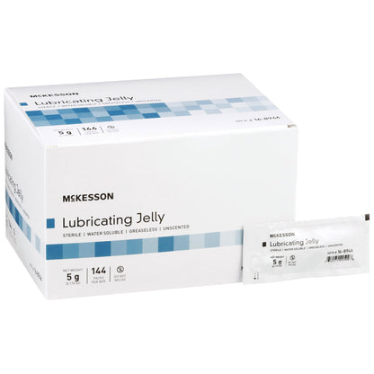 McKesson Lubricating Jelly, 5-gram Packet