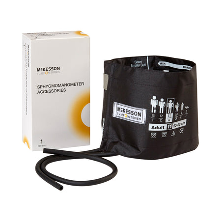 McKesson 01-845-11ABK-2GM Lumeon Blood Pressure Cuff, 2-Tube Bladder