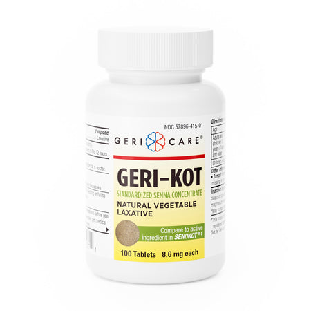 Geri-Care 451-01-GCP Geri-Kot Senna Concentrate Natural Vegetable Laxative