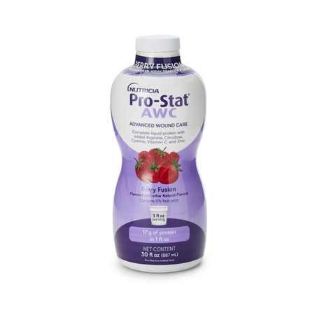 Nutricia North America 152183 Pro-Stat AWC Berry Fusion Complete Liquid Protein for Wound Healing, 30-oz.