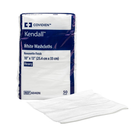 Cardinal 6040N Kendall White Washcloth, 10 x 13 Inch