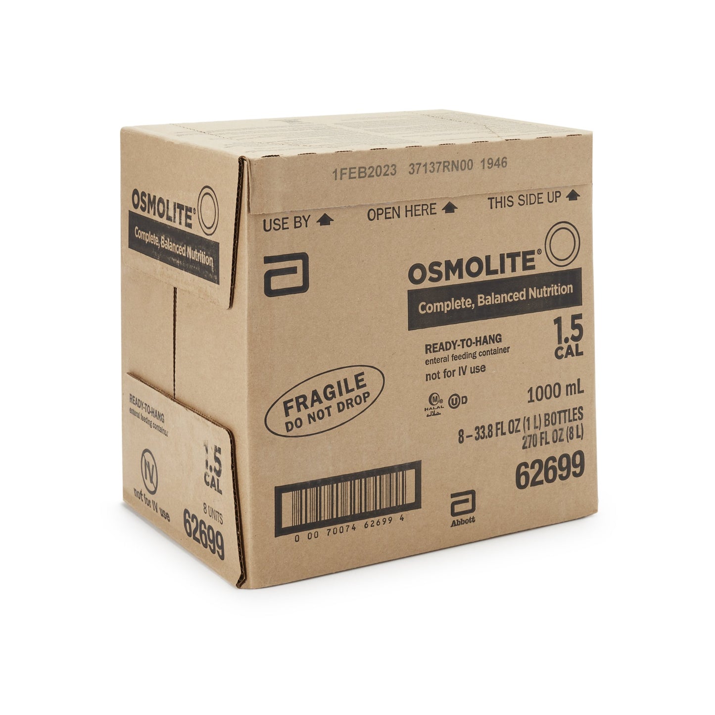Osmolite® 1.5 Cal Tube Feeding Formula, 33.8-ounce bottle