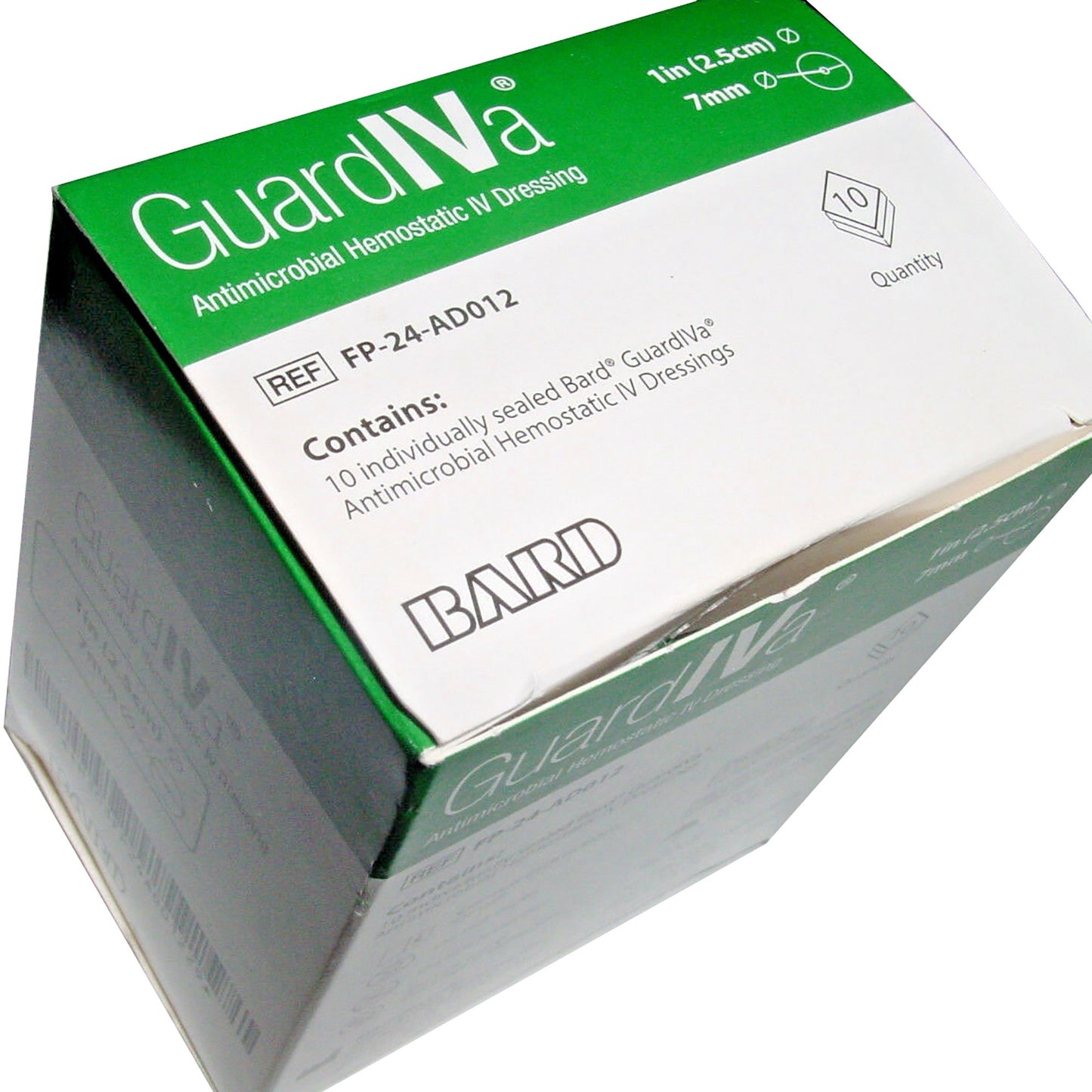 GuardIVa® Hemostatic IV Dressing, 1 inch Disk with 7.0 mm Center Hole