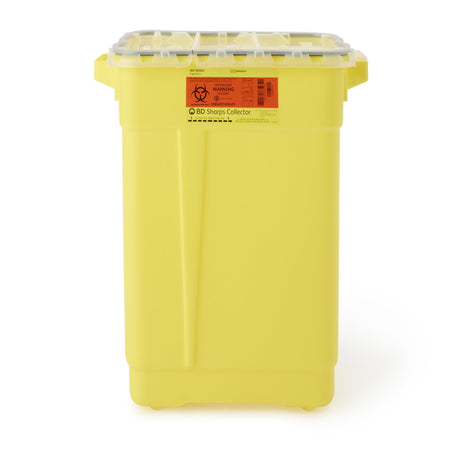 BD 305603 Chemotherapy Sharps Container, 9 Gallon, 18-1/2 x 17-3/4 x 11-3/4 Inch