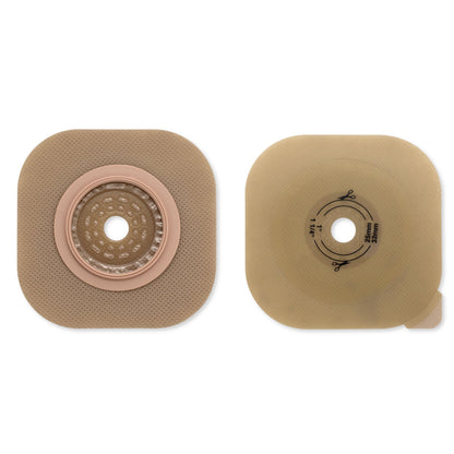 New Image™ Flat CeraPlus™ Skin Barrier, Up to 44 mm Opening, 57 mm Flange, Red