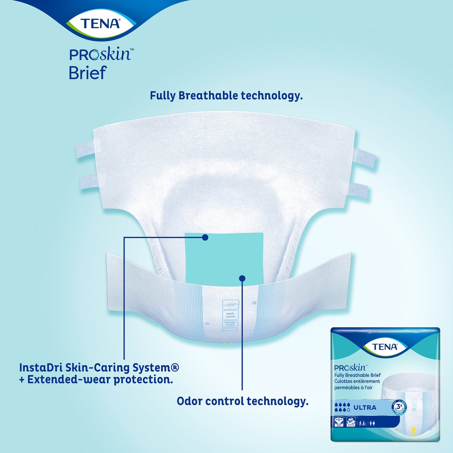 Tena® ProSkin™ Ultra Incontinence Brief, Extra Large