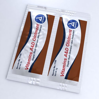 Dynarex WeCare Vitamins A&D Ointment, Packet, Tube, Jar