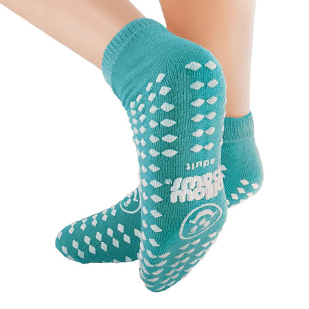 Principle Business Enterprises 1096-001 Pillow Paws Slipper Socks Double Print, Large