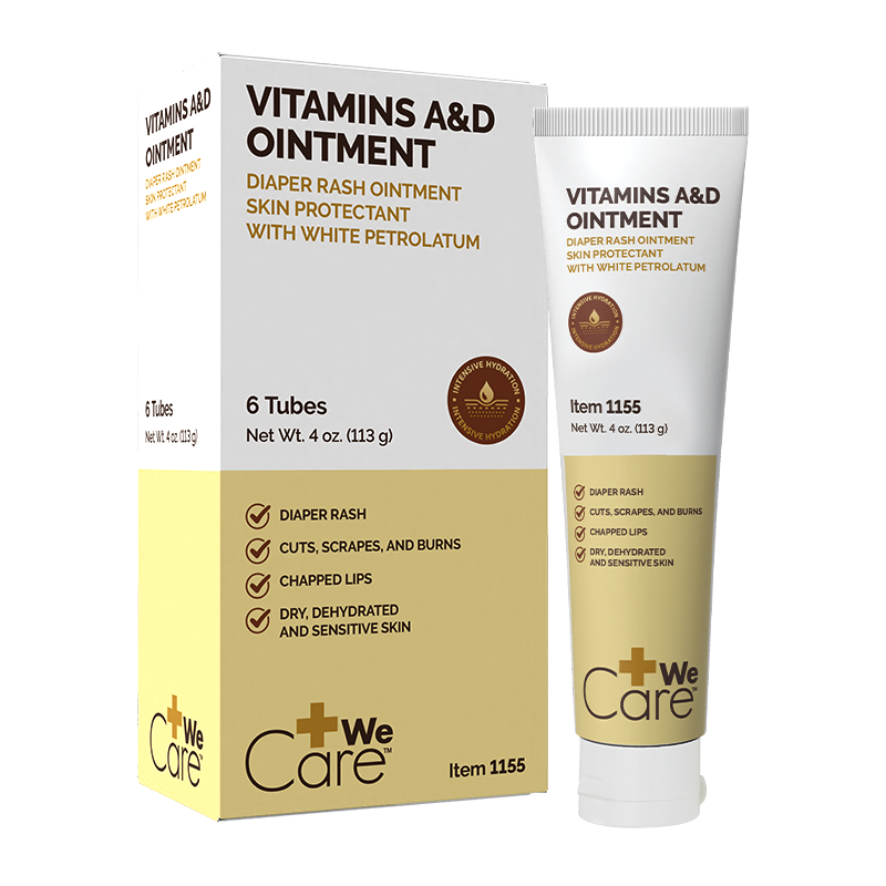 Dynarex WeCare Vitamins A&D Ointment, Packet, Tube, Jar