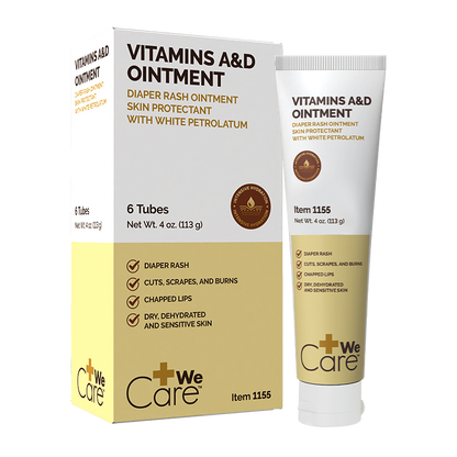 Dynarex WeCare Vitamins A&D Ointment, Packet, Tube, Jar