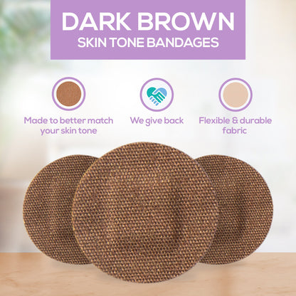 TruColour® Dark Brown Adhesive Strip, Spot
