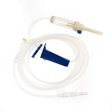 IV Pump Set TrueCare™ Pump 1 Port 10 Drops / mL Drip Rate Without Filter 100 Inch Tubing Solution