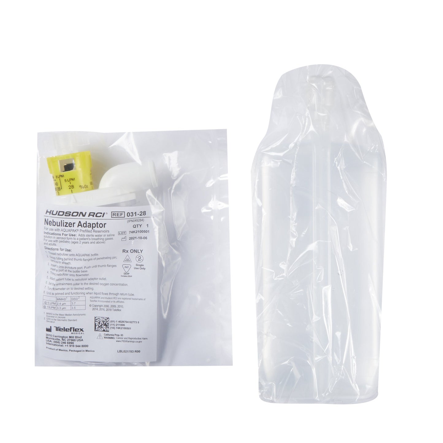 Aquapak® Prefilled Nebulizer Kit