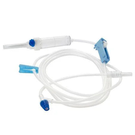Exel IV Administration Set, 15 Drops/mL, 78", 1 Needle Free port, Each, EXE 27086EA