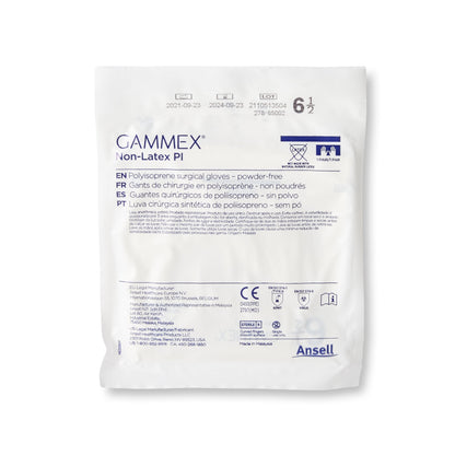 Gammex® Non-Latex PI Polyisoprene Surgical Glove, Size 6.5, White