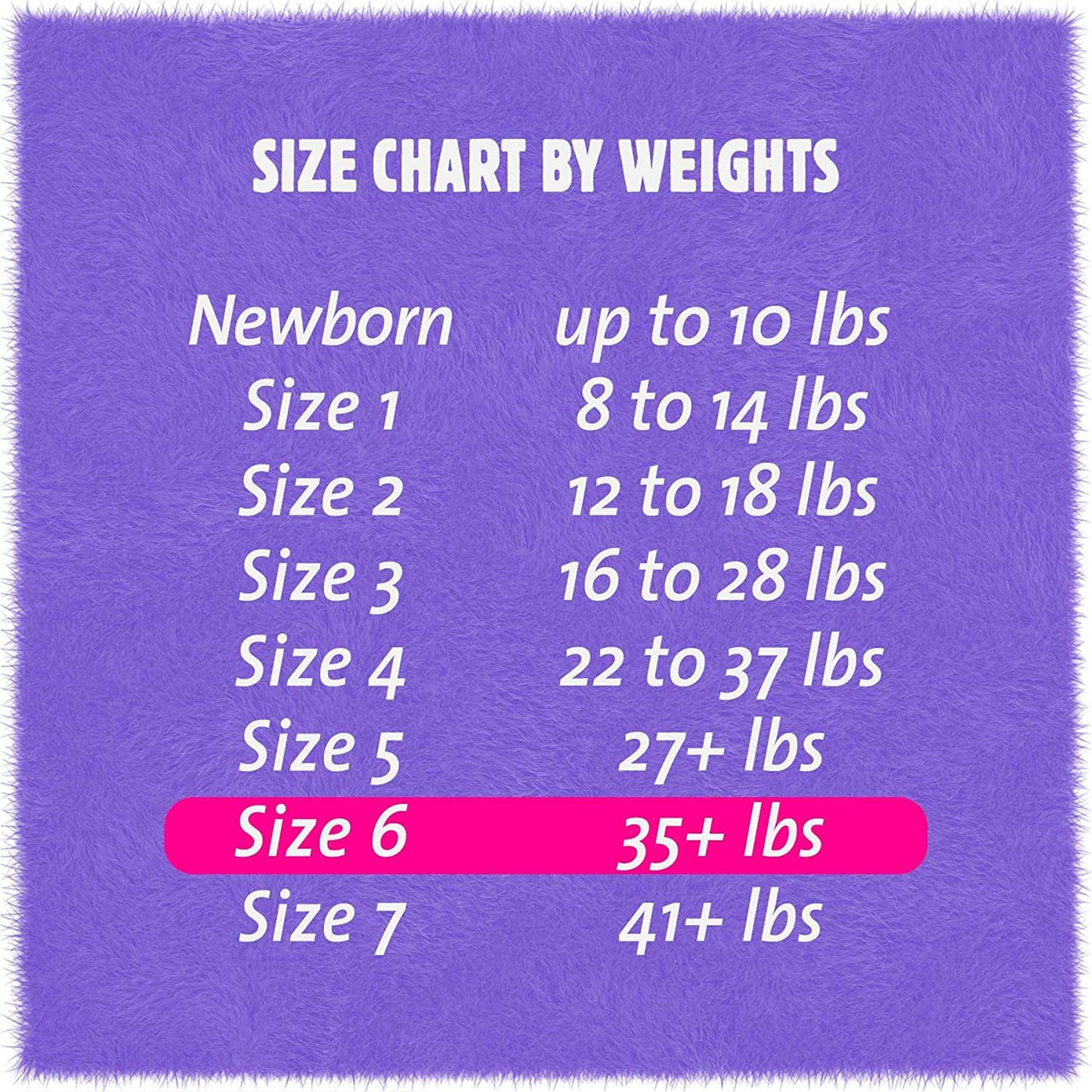Cuties® Complete Care Diapers, Size 6