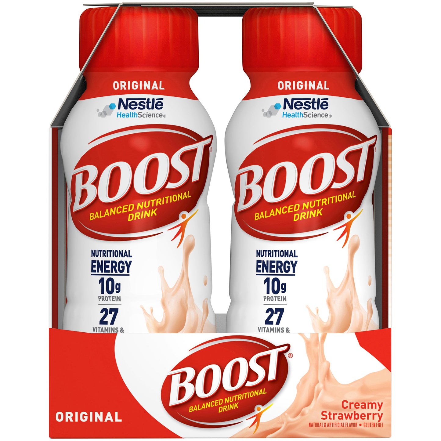 Boost® Original Strawberry Balanced Nutritional Drink, 8-ounce bottle
