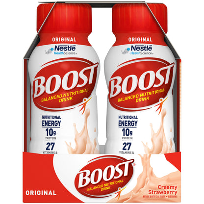 Boost® Original Strawberry Balanced Nutritional Drink, 8-ounce bottle