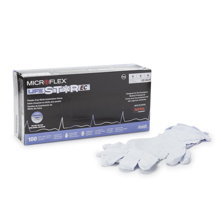 Microflex LSE-104-M LifeStar EC Nitrile Extended Cuff Length Exam Glove, Medium